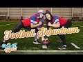 Sasha Banks vs. Bayley in a football showdown: WWE Game Night Sasha Banks vs. Bayley in a football showdown: WWE Game Night