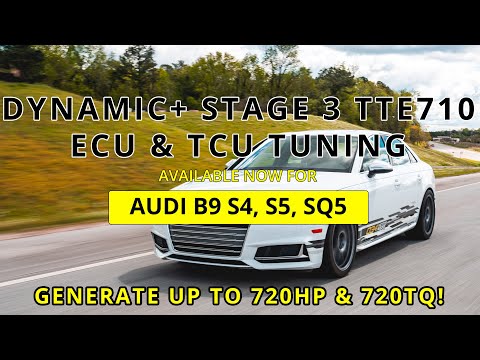 The Dynamic+ Stage 3 ECU + TCU Bundle is Now Available for B9 Audi S4, S5, & SQ5 from 034Motorsport!
