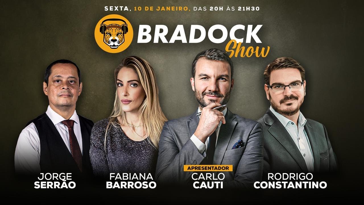 Bradock Show 10/01/25 - Carlo Cauti, Rodrigo Constantino, Fabiana Barroso e Jorge Serrão