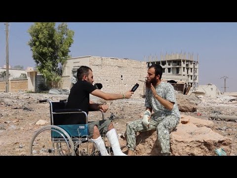 لقاء مع القيادي في حركة أحرار الشام في جيش الفتح "حسام أبو بكر" من على أبواب حلب للحديث عن أوضاع الميدانية والعسكرية في معركة فك الحصار عن حلب