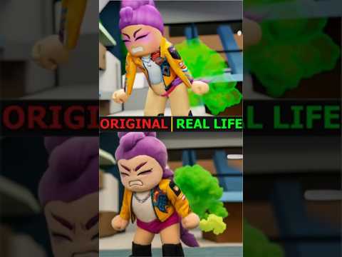 KPOP demon hunters: Explosive Fart | REAL LIFE vs ORIGINAL #kpopdemonhunter #kpopdemon