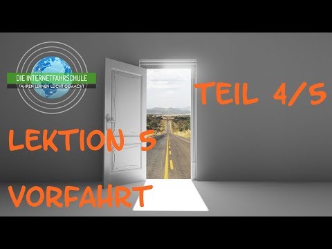 Theory lessons driving school lesson 5 - Part 4/5 Right of way