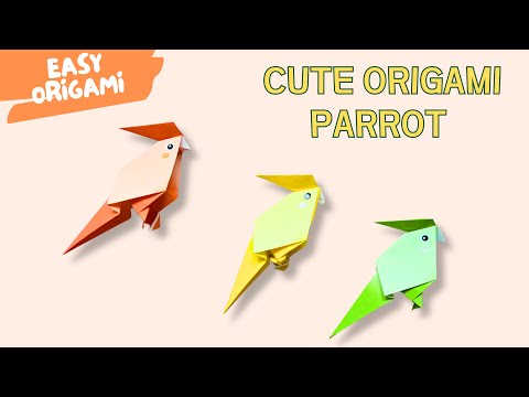 Cute Puppy Origami Tutorial  Easy Dog Paper Craft for Beginners