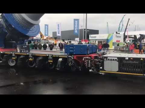 Goldhofer unveils new motor blade transporter