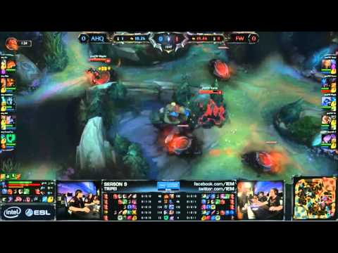yoe Flash Wolves vs ahq eSports Club Game 1 Semi Final IEM Taipei 2015 AHQ vs FW