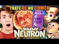 Trate De No Comer Jimmy Neutron McSpanky S Purple Flurp Pizza Monster Gente Contra Alimento