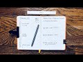 Minimalist Beginner Friendly Bullet Journal Setup