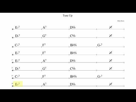 Tune Up - Gypsy Jazz Backing Track