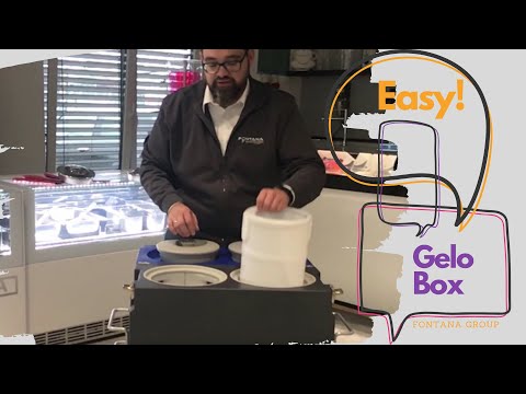 Fontana Gelato Equipment  - IFI Gelato Coolbox - Events, Catering, To Go Geschäft