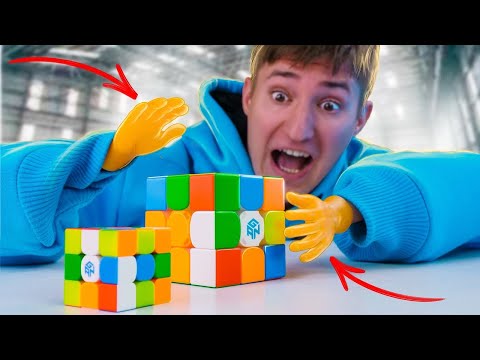 TINY HANDS CHALLENGE - Can I solve a Rubik`s cube?