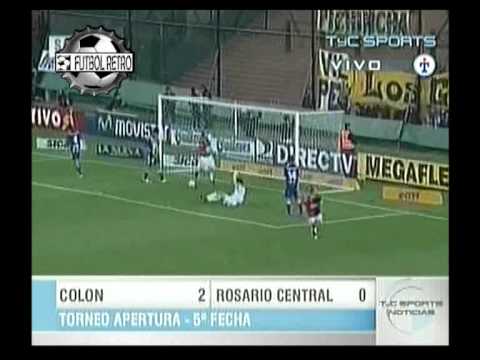 Colon 2 vs Rosario Central  0 Apertura 2007 FUTBOL RETRO TV