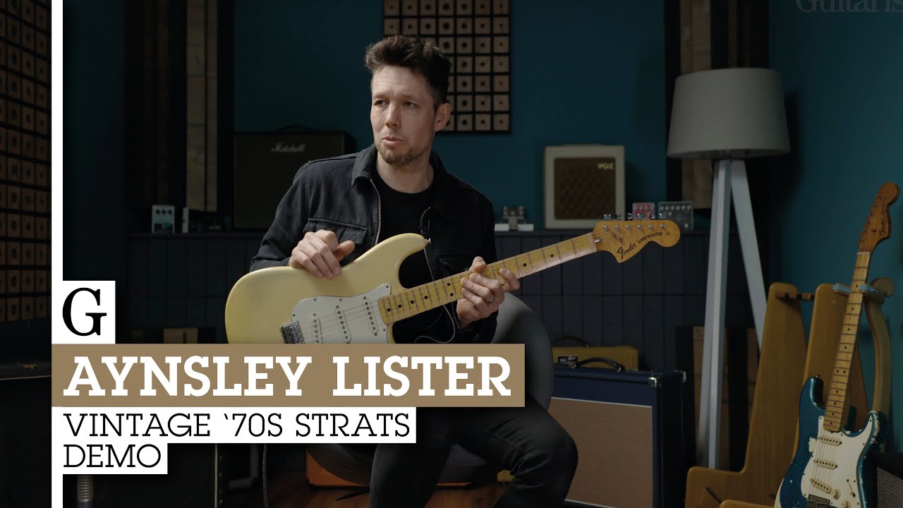 Aynsley Lister Demos His 1970s Strats - YouTube