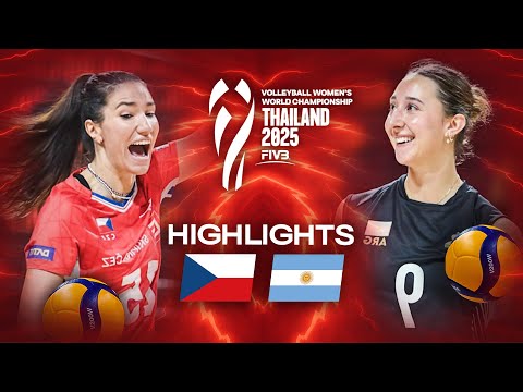 Czechia 🇨🇿 vs. Argentina 🇦🇷 - Highlights | Women's World Championships 2025