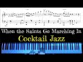 When The Saints Go Marching In Cocktail Piano Arrangement With Sheet Music By Jacob Koller