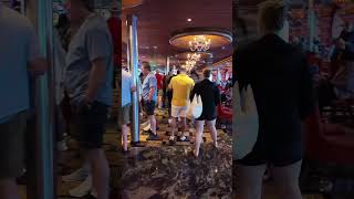 The Carnival Elation on a Chilly Sea Day