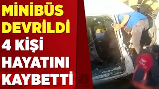 Siirt'te minibüs şarampole devrildi: 4 ölü, 6 yaralı | A Haber