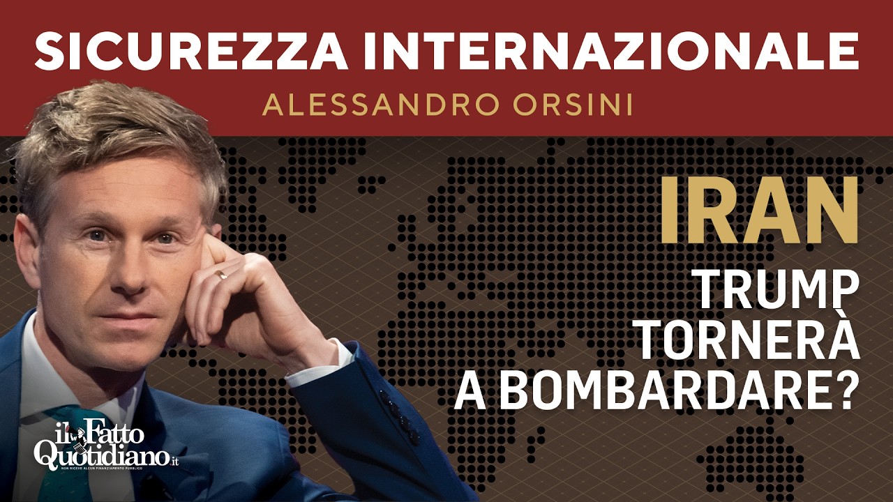 Iran: Trump tornerà a bombardare? La diretta con Alessandro Orsini