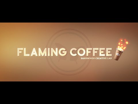 Flaming Coffee by SansMinds Creative Lab