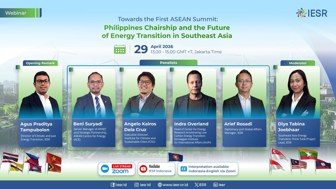 Menuju KTT ASEAN Pertama: Keketuaan Filipina dan Masa Depan Transisi Energi di Asia Tenggara