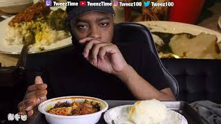 FIRST TIME TRYING AFRICAN FOOD | ASMR AND REACTION