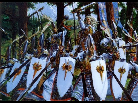 Avelorn High Elves VS Norsca (The Treeman Death Star!) // Total War Warhammer 2