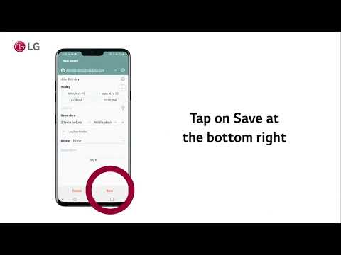 [Mobile Phones]  How To Use The Calendar On Your LG Phone
