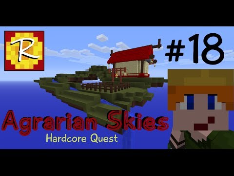 Minecraft | Agrarian Skies E18: The ME Fluid Import/Export Business