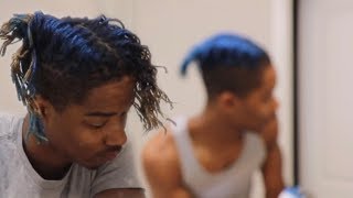 BLUE BRAID OUT + WASH | DREADLOCKS