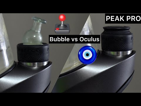 Puffco PEAK PRO UPGRADE! Bubble Carb Cap Review and Comparison | Bubble vs Oculus | OLIO rosin