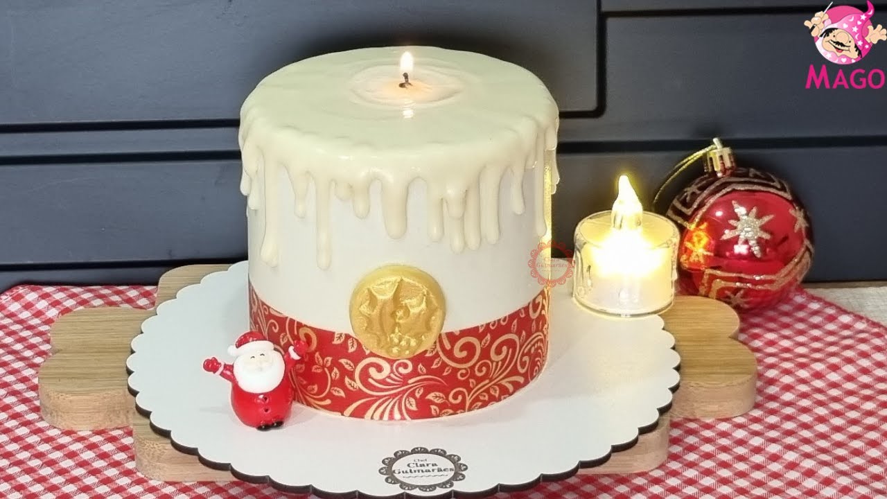 BOLO VELA C/ GANACHE PALPÁVEL! Massa de frutas e recheio de Nutella!  (Aula mago)