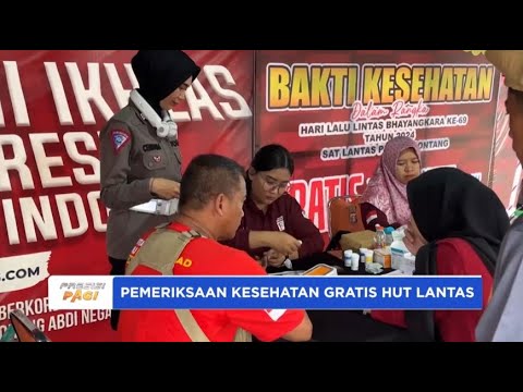 PEMERIKSAAN KESEHATAN GRATIS HUT LANTAS POLRES BONTANG