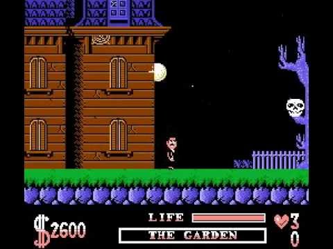 The Addams Family NES Gameplay Demo - NintendoComplete