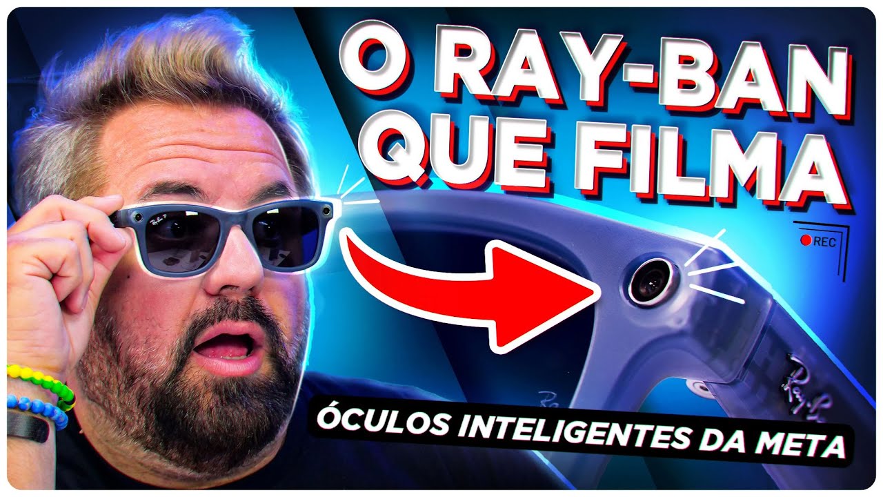 O RAY-BAN que FILMA! Os ÓCULOS INTELIGENTES que dá pra usar no INSTAGRAM