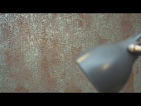 Technika przecierania na tapecie Relief