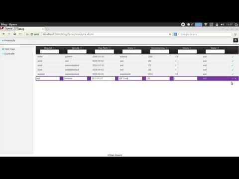 Jsf PrimeFaces Hibernate CRUD