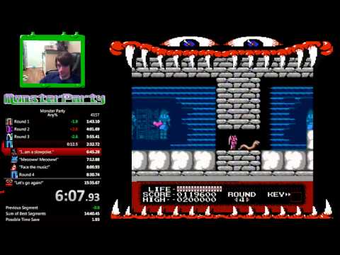 Monster Party Completed in 15:27.95