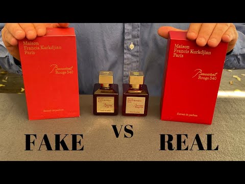 Fake vs Real Baccarat Rouge 540 Francis Kurkdjian  Perfume 70 ML Extrait de Parfum