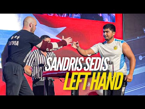 Sandris Sedis in World Armwrestling Championship 2022 left hand