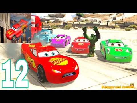 Cars 3 Fabulous McQueen Stunt Jump UnderWater #12 - All Cars Driving Levels 1-6 (iOS,Android)