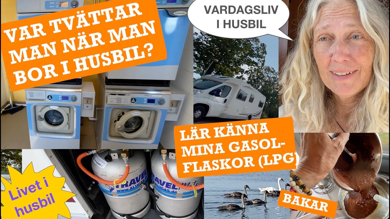 229. Hur tvättar jag? Koll på gasoltuberna. Bakar kaka.