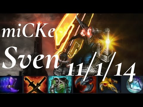 miCKe Sven vs Lifestealer - last pick: mid Zeus, srsly?! - Liquid vs FTM game1 - Omega League