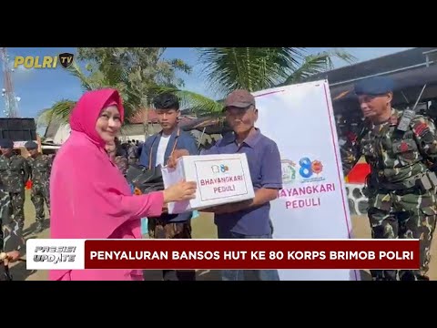 PRESISI UPDATE  : PENYALURAN BANSOS HUT KE 80 KORPS BRIMOB POLRI POLDA SULTENG 15/11/2025 (17.30)