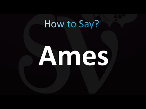 How to Pronounce Ames (CORRECTLY!)