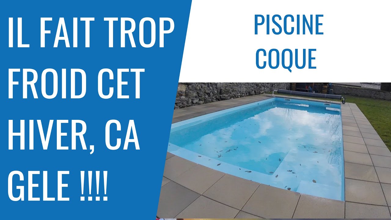 Il faut vider la piscine pour l'hiver.