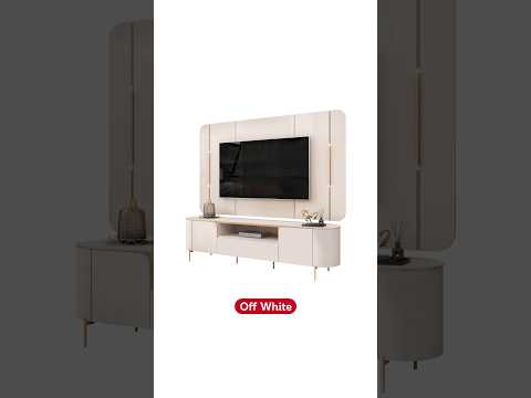 Video thumbnail of Rack com Painel para TV de até 75 Polegadas DJ Móveis Areta 2 Portas