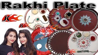 8 Rakhi Pooja thali  - Raksha bandhan 2018 -  JK Arts 1466