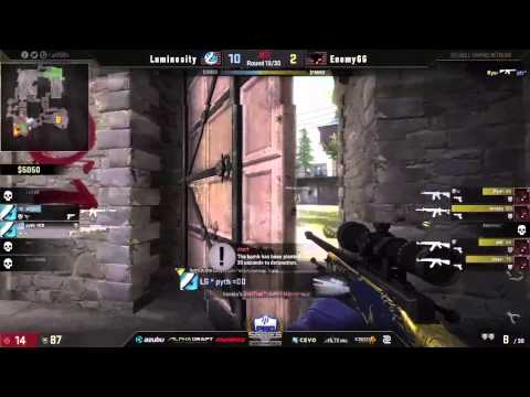 $10,000 RGN NA Pro Series Upper Bracket Ro8   EnemyGG vs Luminosity bo3 Map 1 Cobblestone