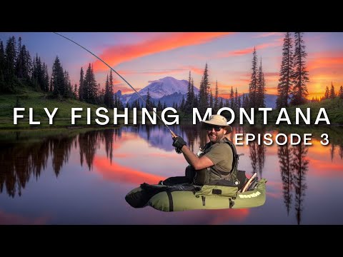 Fly Fishing From A Float Tube on a SECRET Montana Lake (Episode 3)