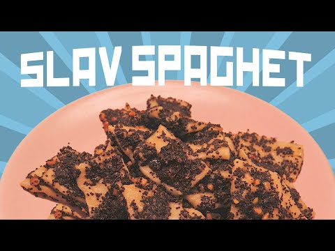 SLAV MY SPAGHET - "kluski z makiem" / Polish poppy seed pasta