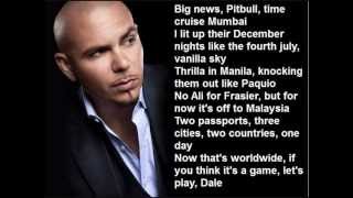 Pitbull Ft. Shakira - Get it started (with lyrics)
